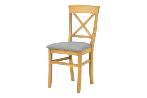 Стілець Kris ясен лак cream & soft bagama 46