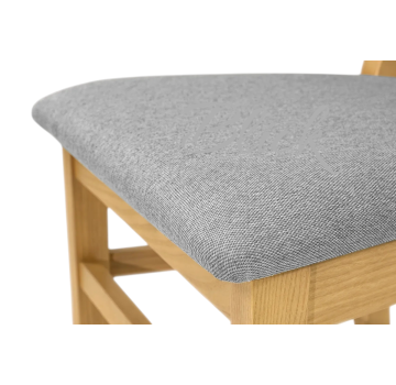 Стілець Kris ясен лак cream & soft bagama 46