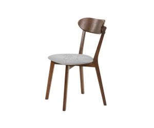Chair West ash varnish walnut & soft bagama 46