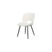 
Стілець ДОРІС білий букле нога чорна