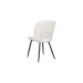 
Стілець ДОРІС білий букле нога чорна