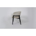 
Стілець АРТ Порто масив дерева гевея тканина беж