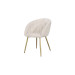 
Стілець ЮНІК світло-бежевий нога золото
