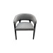 
Стілець АРТ Порто масив дерева гевея тканина сіра