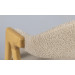 
Стілець Логан масив дерева сидіння тканина беж 583x505x785 дуб