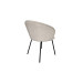 
Стілець Пауль тканина світло-бежева метал ноги чорні