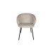 
Стілець Пауль тканина світло-бежева метал ноги чорні