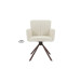 
Стілець Брюгге з обертовим механізмом молочний