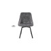 
Стілець ФРЕНК з обертовим механізмом сірий