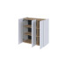 
Комод 3-дверний Ізі / EASY білий глянець/дуб скандинавський з підсвіткою