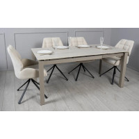 Стол ЛАРС беж мат 1400/2000x800x750 бежевые ноги