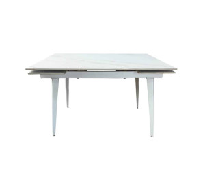 Стіл КЛАЙД білий мат 1200/1780×750 ноги білі