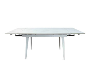 Стіл КЛАЙД білий мат 1200/1780×750 ноги білі