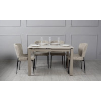 Стол ЛАРС беж мат 1400/2000x800x750 бежевые ноги