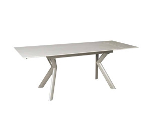 Стіл ДАВОН беж мат 1400/2000×750 ноги шампань