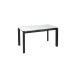 
Стіл Ларс обідній розкладний 1000/1400х750х750 білий глянець чорні ноги