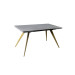 
Стіл СТАР сірий мат 1400/2000×750 золоті ноги