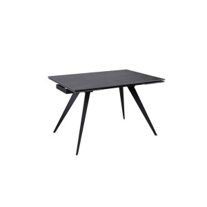 Стіл ТОРІ чорний мат 1200/1800×750 ноги чорні