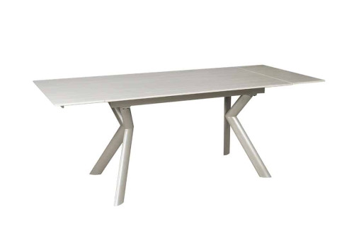 Стіл ДАВОН беж мат 1400/2000×750 ноги шампань