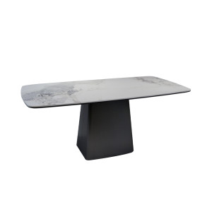 
Стіл Титан обідній білий глянець 1800x900x750 ноги графіт