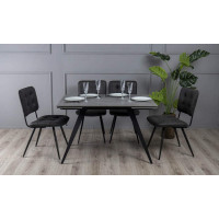 Стіл ТОРІ сірий мат 1200/1800×750 ноги чорні