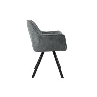 Стілець M-235 графіт + чорний