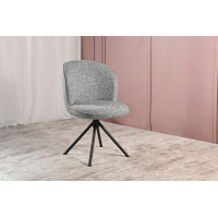 Стілець поворотний R-160 графітовий твід + чорний