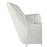 Стілець M-235 сніжно-білий + білий