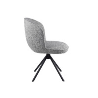 Стілець поворотний R-160 графітовий твід + чорний