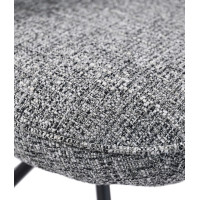 Стілець поворотний R-160 графітовий твід + чорний