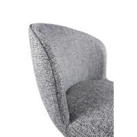 Стілець поворотний R-160 графітовий твід + чорний