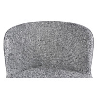 Стілець поворотний R-160 графітовий твід + чорний