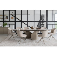 Стілець поворотний R-160 френч ваніль + капучино