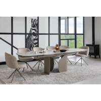 Стілець поворотний R-160 френч ваніль + капучино