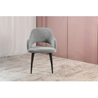 Стілець M-234 холодний сірий + чорний