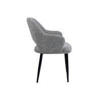 Стілець M-234 холодний сірий + чорний