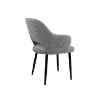 Стілець M-234 холодний сірий + чорний