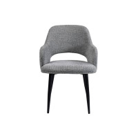 Стілець M-234 холодний сірий + чорний