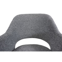 Стілець M-234 холодний сірий + чорний