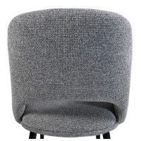 Стілець M-234 холодний сірий + чорний