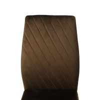 Стілець S-118 коричневий велюр