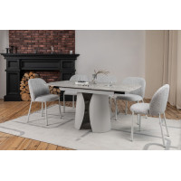 Стілець M-238 клауд + білий