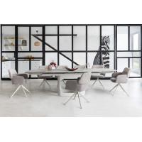 Стілець поворотний R-165 прованс + білий