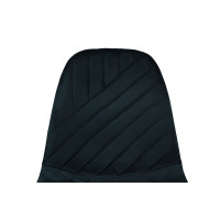 Стілець N-170 чорний велюр + чорний