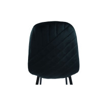 Стілець N-170 чорний велюр + чорний