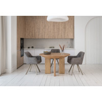 Стілець M-235 сірий агат + капучино