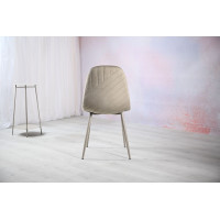 Стілець N-170 капучино велюр + капучино