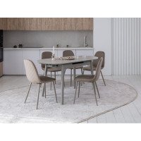 Стілець N-170 капучино велюр + капучино