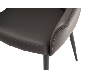 Стілець M-90 сірий + чорний