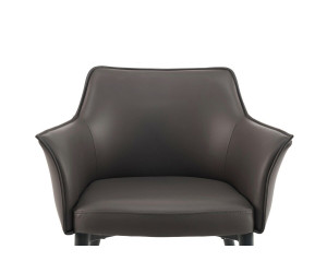 Стілець M-90 сірий + чорний